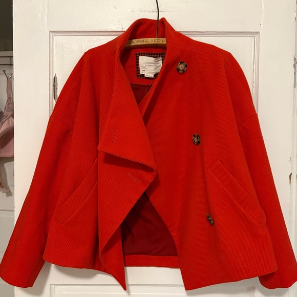 Anthropologie Jackets & Blazers - Anthropologie Red Blazer